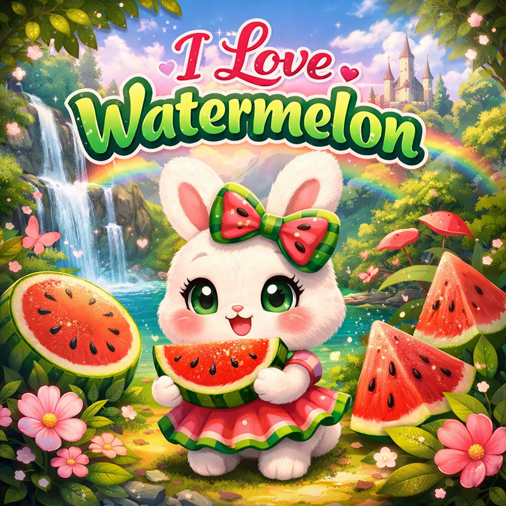 I Love Watermelon